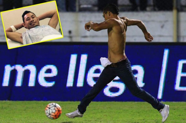 'Rasquiña' terminó hospitalizado por querer salvar al Olimpia ante Motagua