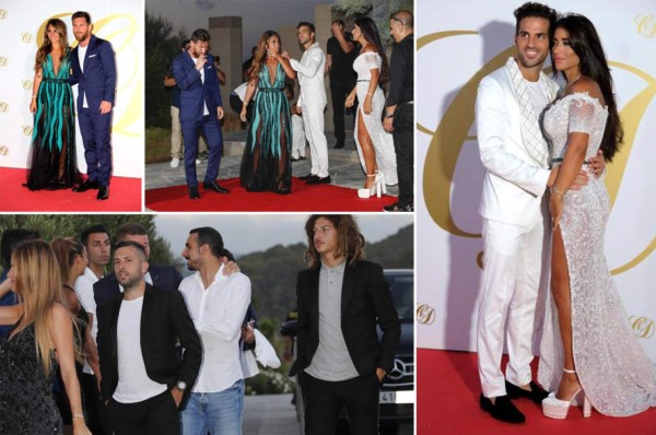 FOTOS: Messi y todos los cracks en la boda de Cesc Fábregas y Daniella Semaan&nbsp;&nbsp;