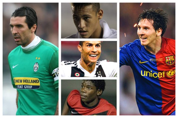 El 10 Year Challenge de los grandes futbolistas a nivel mundial