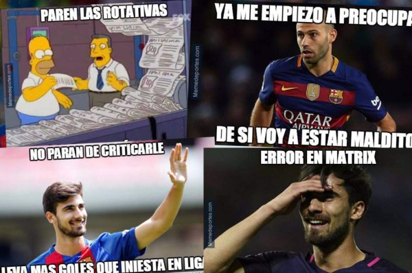 ¡Para morir de risa! Gomes y Mascherano anotan y son los protagonistas de los memes