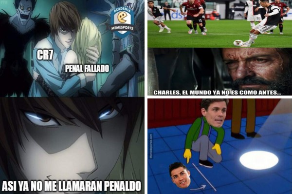 Cristiano Ronaldo, protagonista de los memes tras fallar un penal en la Coppa Italia ante Milan