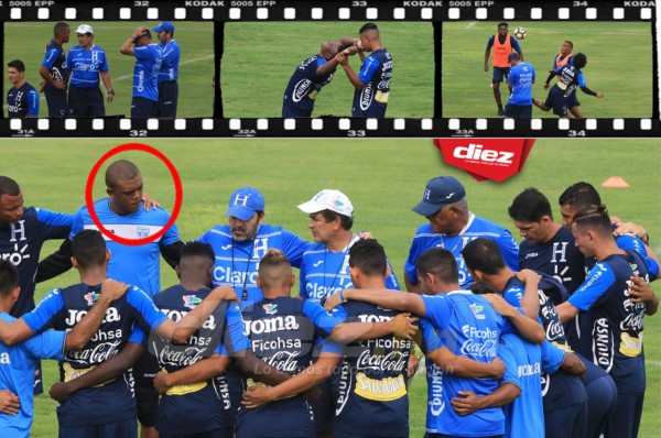 Las imágenes que dejó el primer entreno de Honduras de cara a la Copa Oro