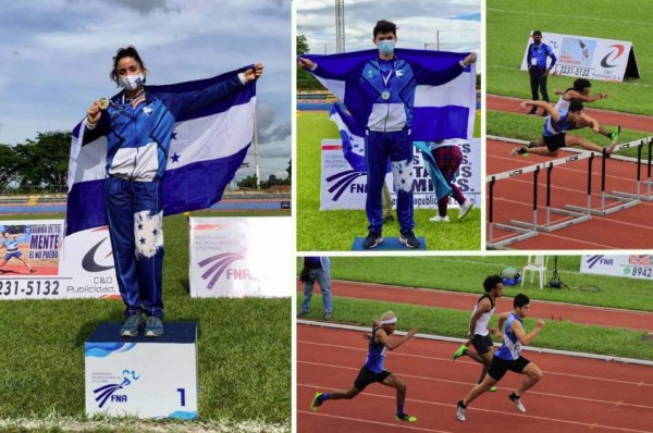 ¡Con la reina de pista! Hondureños conquistan medallas en Centroamericano de Atletismo Juvenil