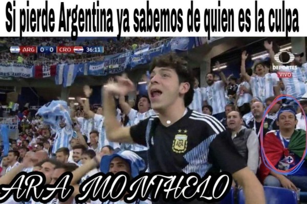¡Imperdibles memes! Un hincha de Cruz Azul, el 'gato negro' en la derrota de Argentina