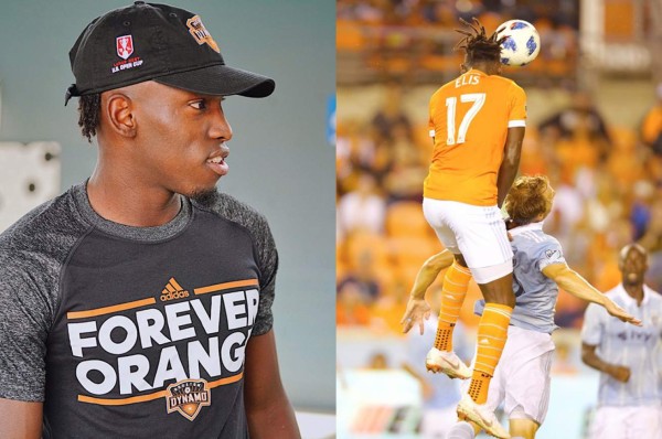Alberth Elis también es modelo en el Houston Dynamo de la MLS