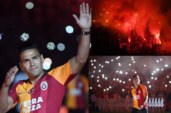 Una locura: La impresionante presentación oficial de Falcao con el Galatasaray
