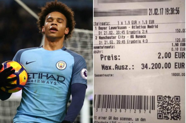 Insólito: Leroy Sané se disculpa con un apostante en redes sociales