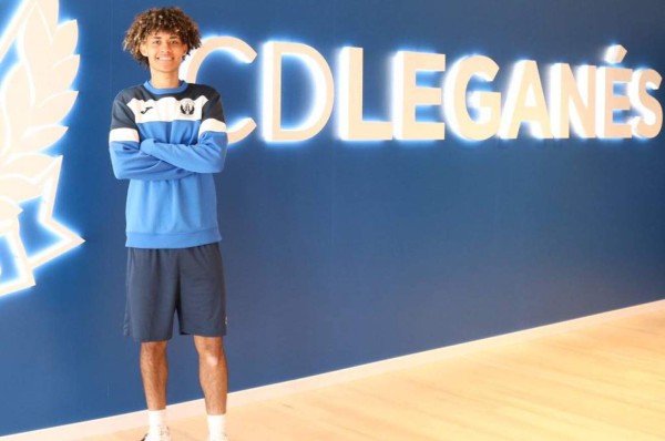 Héctor Martínez, el hondureño que milita en la Sub-21 del Leganés y sueña por subir al primer equipo
