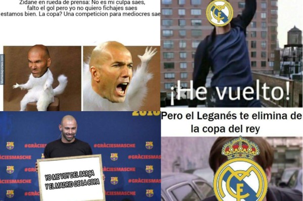 Los otros memes que no has visto del fracaso del Real Madrid en la Copa del Rey