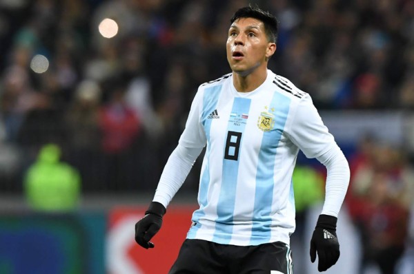 Enzo Pérez, 'contento' por jugar su segundo Mundial con Argentina