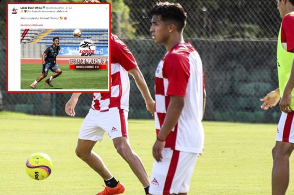 Lobos Buap felicita a Michaell Chirinos el día equivocado de su cumpleaños