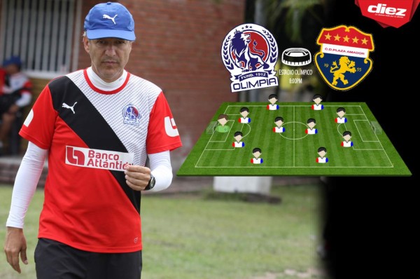 ¡SIN COSTLY! Así sería el 11 de Olimpia para la vuelta de semifinal ante Plaza Amador