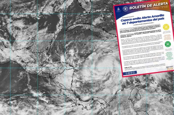 Tormenta ETA: Honduras emite alerta amarilla en siete departamentos ante llegada del fenómeno meteorológico