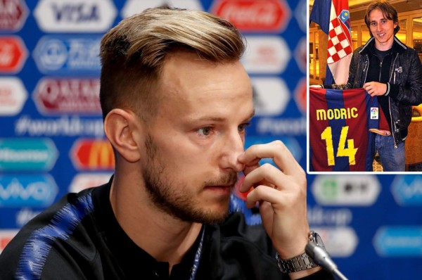 La confesión de Rakitic sobre Modric y su foto con la camiseta del Barcelona