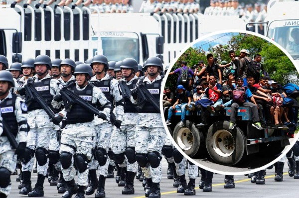 México despliega militares y agentes migratorios para contener a migrantes hondureños