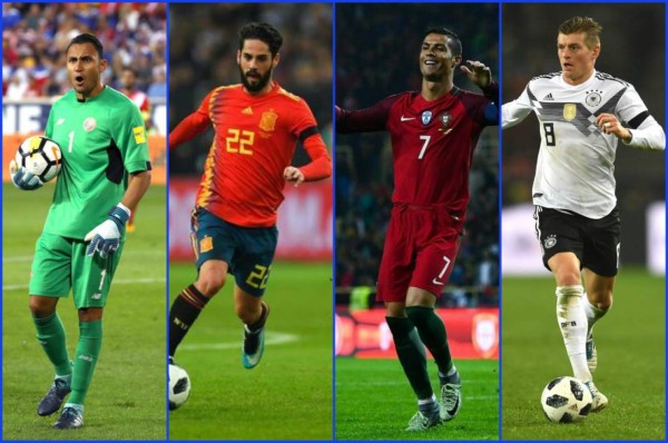 Lo 15 jugadores del Real Madrid que jugarán el Mundial de Rusia 2018