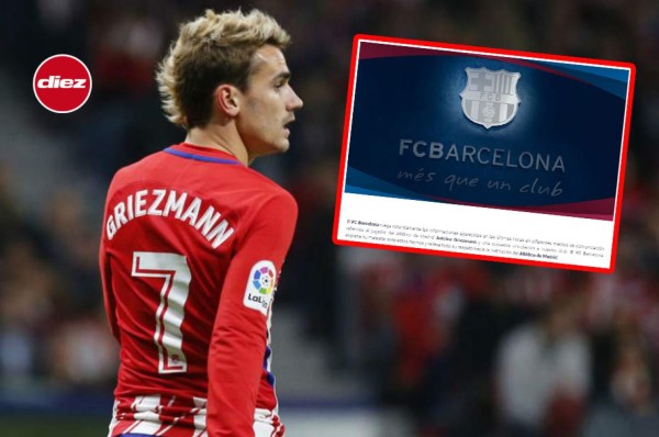Liga Española: Comunicado oficial del Barcelona sobre Griezmann