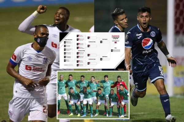 Concacaf anuncia días y horarios de partidos de Olimpia, Motagua y Marathón en Liga de Concacaf