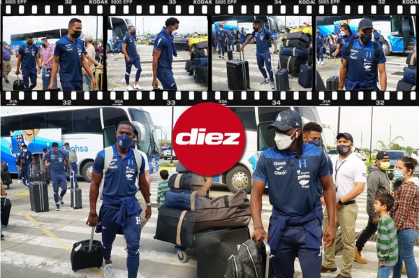 ¡Heridos! Las postales de la partida de la Honduras rumbo a Costa Rica para el juego del martes