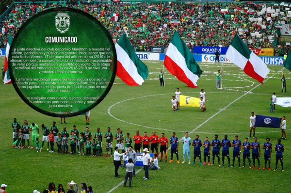 Marathón se pronuncia tras amenazas que circulan en redes sociales