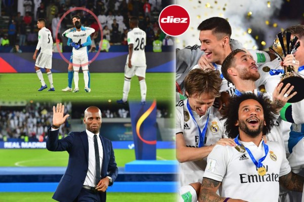 No viste en TV: Festejo, cariñitos y Marcelo alucina por el tricampeonato del Real Madrid