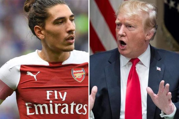 La respuesta de Héctor Bellerín a Donald Trump tras un mensaje en Twitter