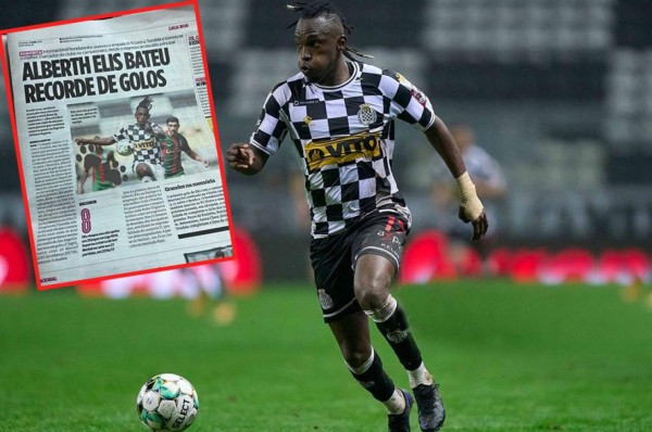 Alberth Elis rompe récord de goles del Boavista en historia del club en primera división de Portugal
