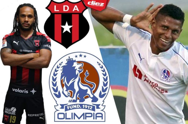 Olimpia y Alajuelense jugarán este viernes en el estadio Morazán