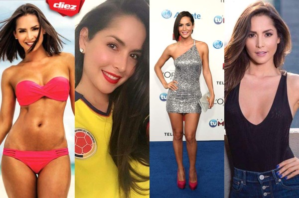 FOTOS: Carmen Villalobos, la sexy aficionada de la selección de Colombia