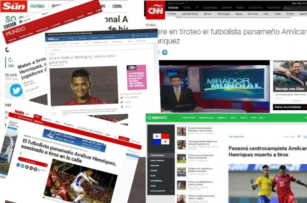 Así reaccionaron los medios por la muerte del jugador Amílcar Henríquez