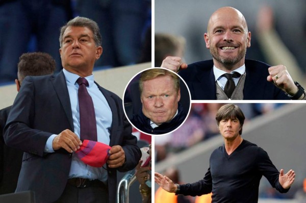 Dos descartados y el tapado de Laporta: los nuevos candidatos para reemplazar a Koeman en Barcelona
