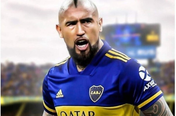 Arturo Vidal lanza un guiño a Boca Juniors en una foto y los hinchas se ilusionan