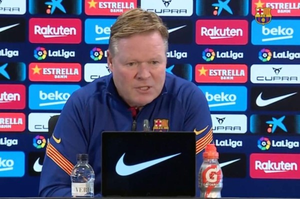 Koeman cambia su discurso en el Barcelona: 'Mientras hay esperanzas hay que ir por todo'