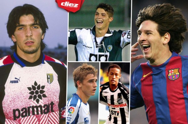 La temprana edad en la que debutaron los grandes futbolistas de la actualidad