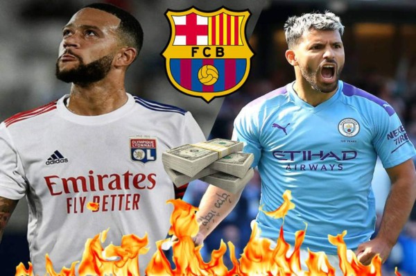 ¿Depay o Agüero? El fichaje estelar que prepara el Barcelona para remplazar a Messi en verano