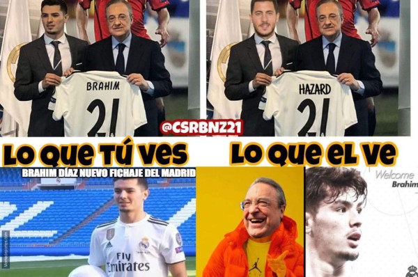Burlas: Despiadados memes tras el nuevo fichaje del Real Madrid, Brahim Díaz
