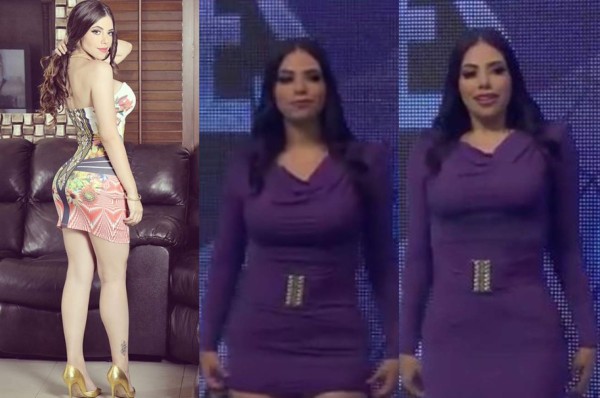 Presentadora mexicana levanta su vestido para mostrar tatuaje