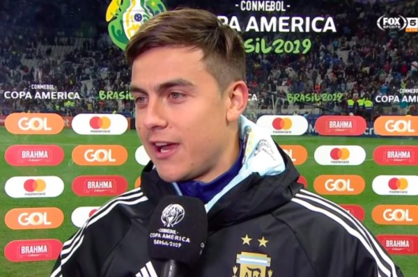 Paulo Dybala y su molestia tras ganar el tercer lugar de la Copa América