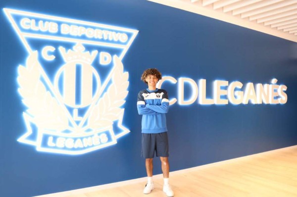 Héctor Martínez, el hondureño que milita en la Sub-21 del Leganés y sueña por subir al primer equipo