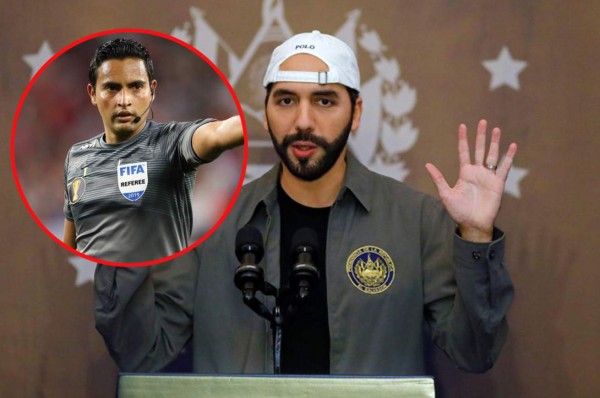 Presidente Nayib Bukele acusa de 'robo' al árbitro hondureño Saíd Martínez por derrota de El Salvador ante Costa Rica