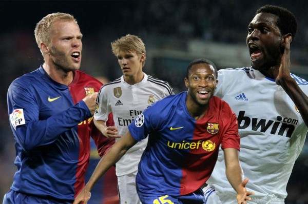 Jugadores de países 'exóticos' que militaron en el Barcelona y Real Madrid