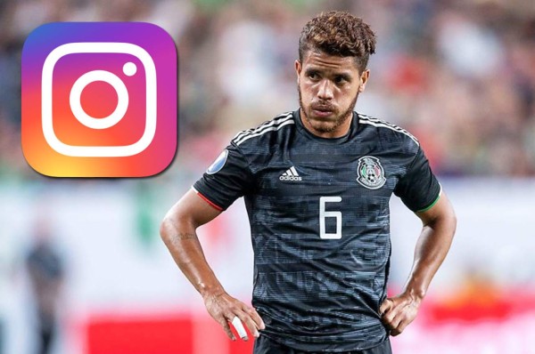 La foto de Jonathan dos Santos con una chica que aparentemente subió a su Instagram por error