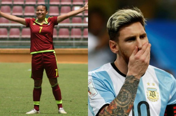 Fútbolista venezolana deja afuera a Messi por el Premio Puskas
