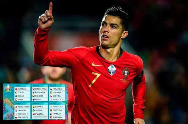 Cristiano Ronaldo y Portugal en el grupo de la muerte para la Eurocopa 2020&nbsp;&nbsp;