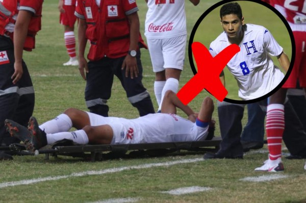 Carlos Pineda se perderá el Preolímpico, Copa Oro e inicio de eliminatorias con Honduras