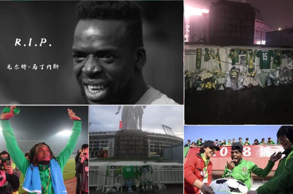 ¡Con homenaje en Beijing! Así recuerdan a Walter 'Pery” Martínez en China