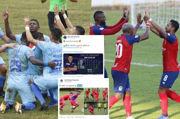 ¿Fue indirecta? El 'troleo” de Motagua a Olimpia en redes sociales tras recuperar el liderato