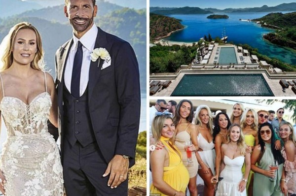 Kate Wright deslumbra en su espectacular boda en Turquía con Río Ferdinand