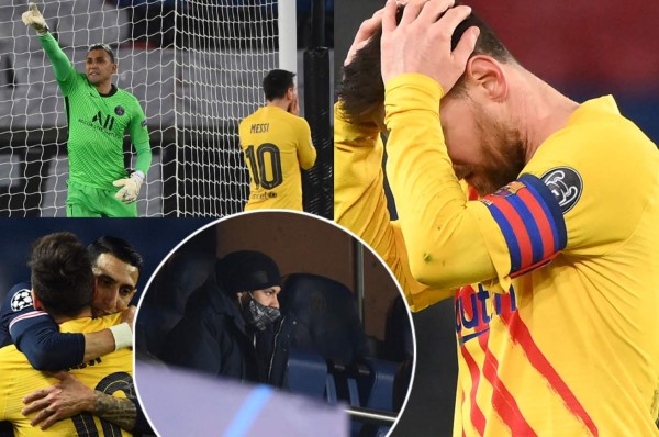 Di María consoló a un devastado Messi; Mbappé sorprendió al final y la imagen viral de Keylor Navas