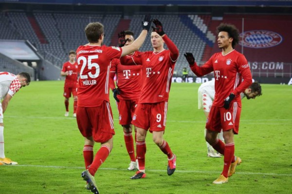 ¡Imperial! Bayern Munich remonta ante Mainz un 2-0 al descanso con cinco goles en la segunda parte